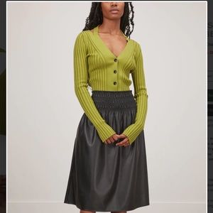 Proenza Schouler White Label - Knit Halter Sweater Cardigan XS